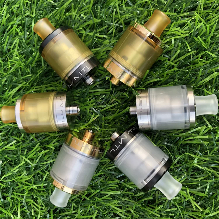 

2019 Dvarw MTL RTA Atomizer 316 stainless steel diameter 22mm 2.0ml/5ml Bigger oval hole chimney RebuildableTank fit 510 vapemod