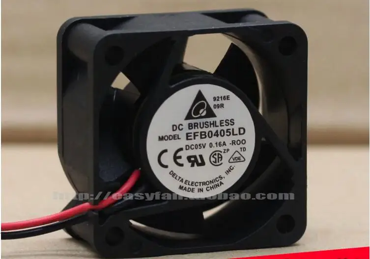 Охлаждающий вентилятор для сервера Detla Electronics EFB0405LD R00 DC 5 В 0 16 а 40x40x20 мм|square fan|server
