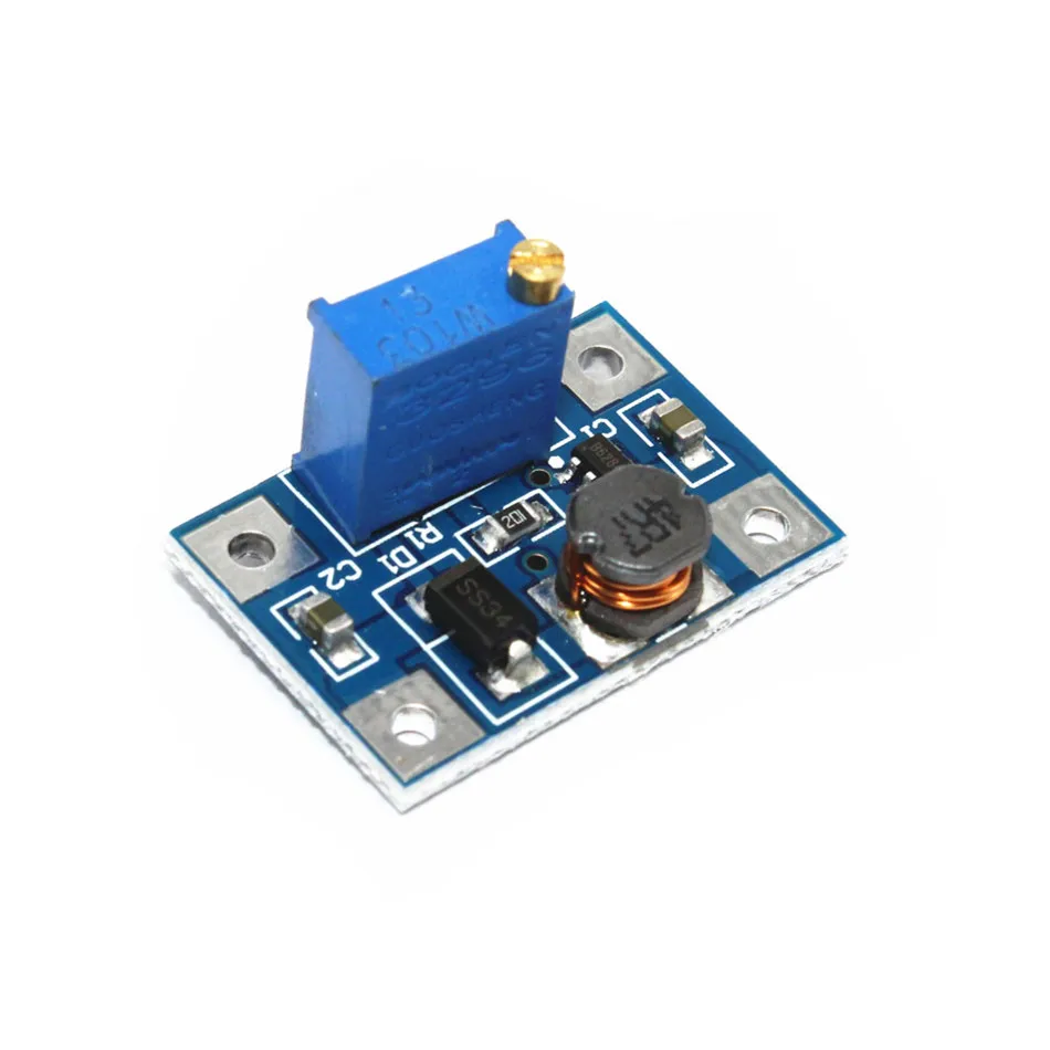 

DC-DC SX1308 Step-up Booster Adjustable Power Supply DC DC Step Up Boost Converter Adapter Module 2-24V to 2-28V 2A Electronics