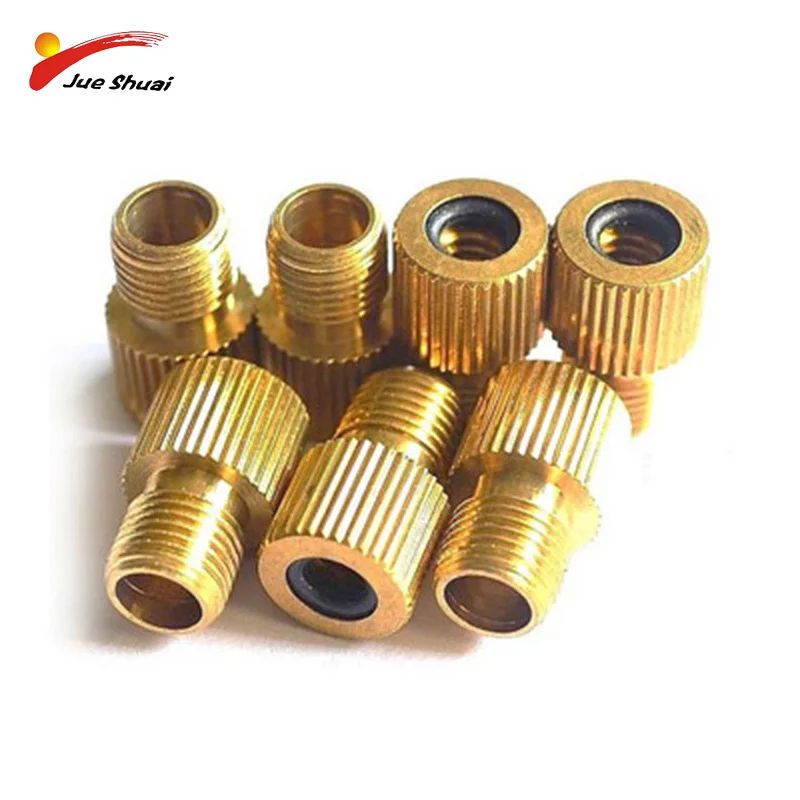 

High Quality Pump Bicycle Convert Presta to Schrader Copper Bike air Valve Adaptor adapters wheels gas nozzle Tube Tool BT3072