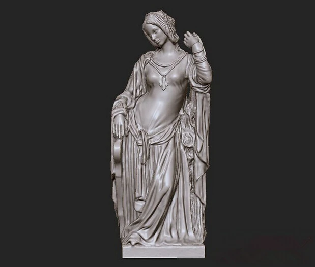

New 3D model relief STL format for CNC Circular engravure Western Sculpture Model 01