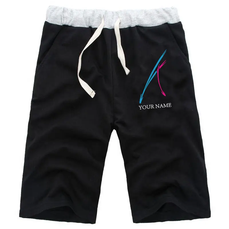 Мужские Аниме ваше имя прямые шорты по колено хлопок повседневные короткие штаны для фитнеса спортивные брюки с карманами Косплей Athleisure брюки