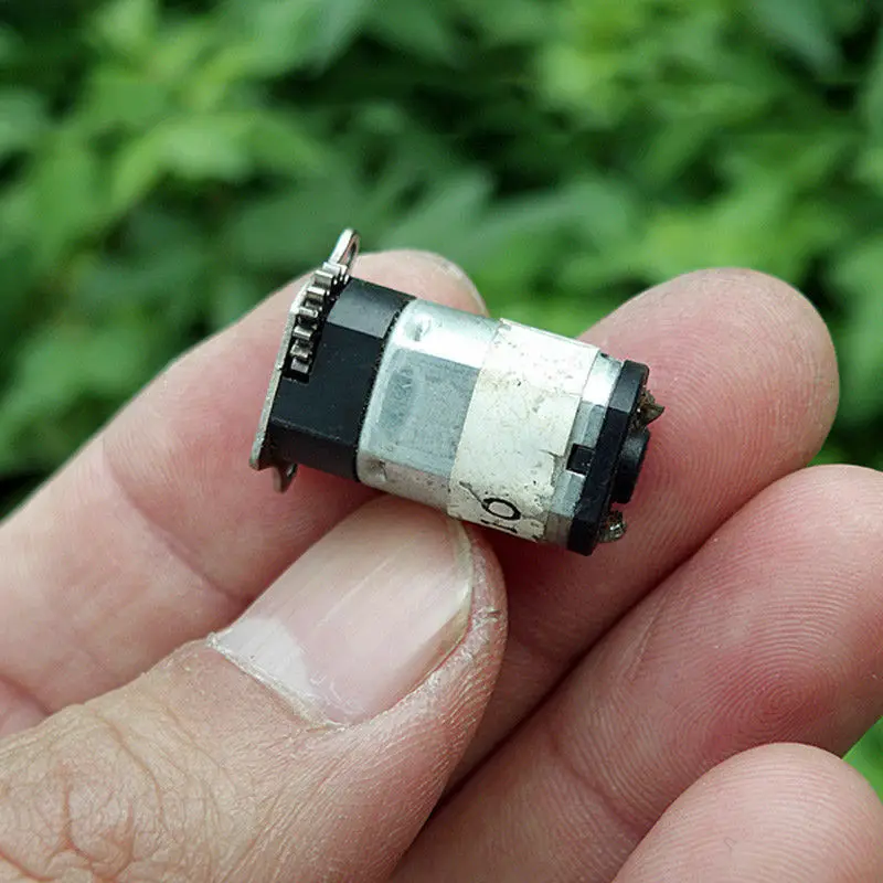 

DC 3V 3.7V 92RPM Micro Mini N20 Full Metal Gear Motor Gearbox Slow Speed Reduction Motor output Gear Wheel DIY Toy Hobby Model