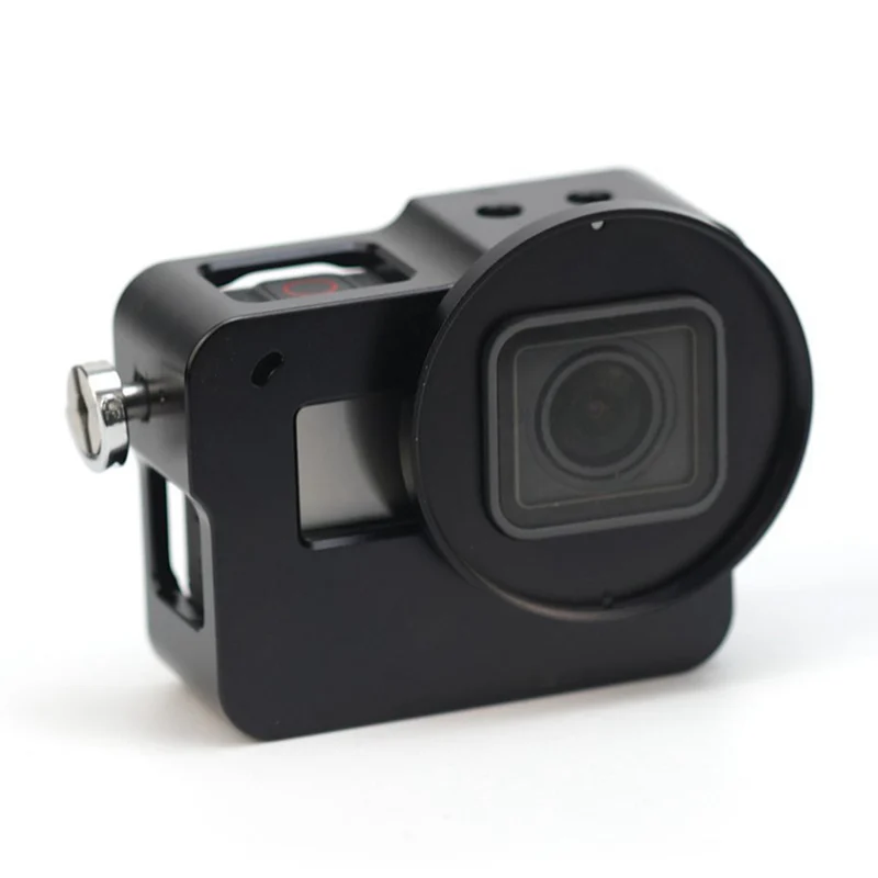 SHOOT (черный) 52 м УФ-фильтр с алюминиевым корпусом для GoPro CNC рамка Hero 5 Чехол |