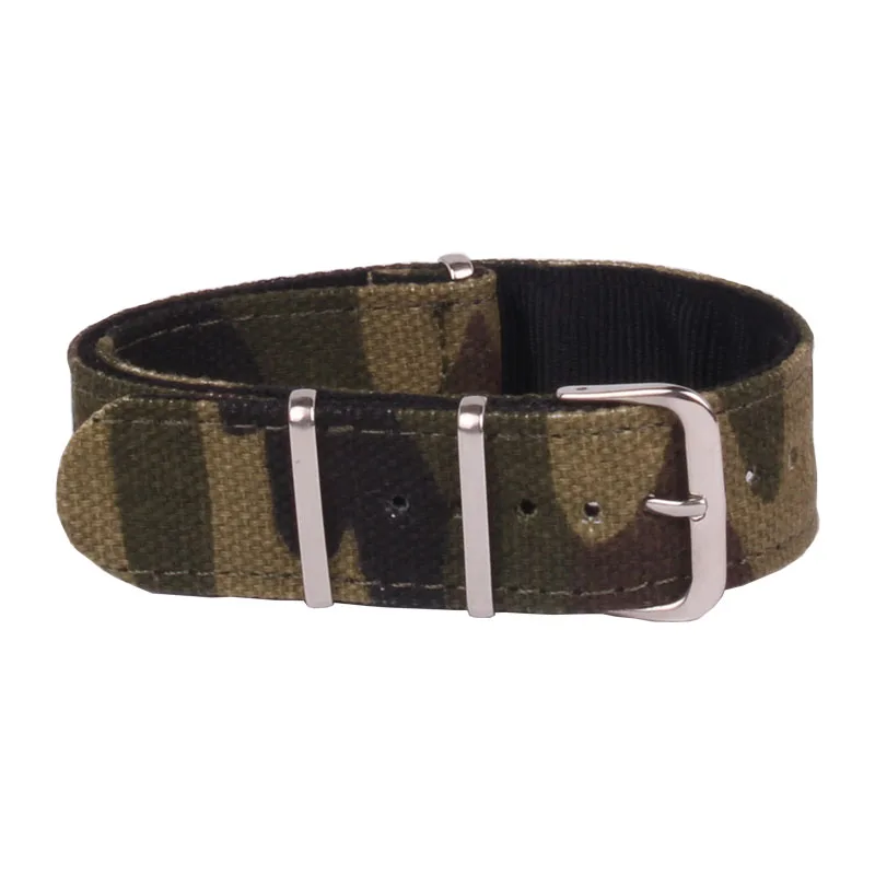 

buy 2 get 20% off) 22mm Nato Nylon Watch Camouflage Army Military fabric Woven watchbands Strap Band Buckle belt