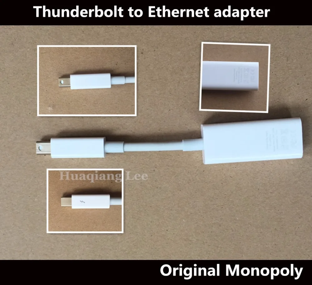 Адаптер Thunderbolt к Gigabit Ethernet Кабель адаптер ethernet для macbook pro air б/у|thunderbolt to gigabit