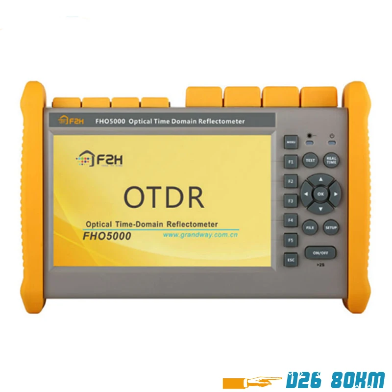 

FHO5000-D26 Optical Time-Domain Reflectometer 1310/1550 nm 26/24 dB