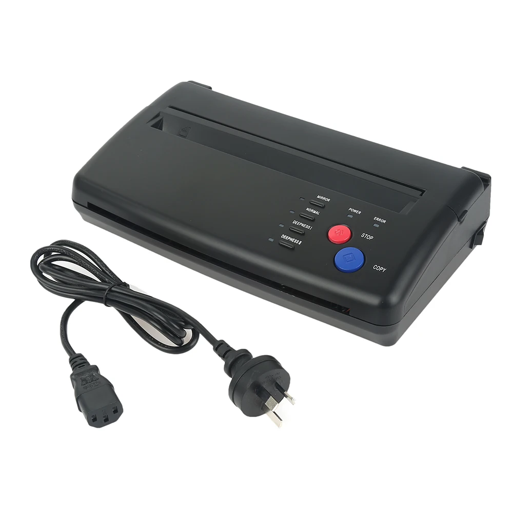 

2018 Tattoo Stencil Transfer Flash Copier Thermal Hectograph Printer Machine CIS Scan US UK AU EU Plug Tattoo Copier Device