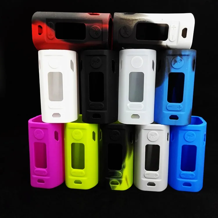 

New Arrival Protective Wismec Reuleaux RX300 TC Box Mod Silicone Case For RX300 Box Mod 12 Colors Fast Shipping