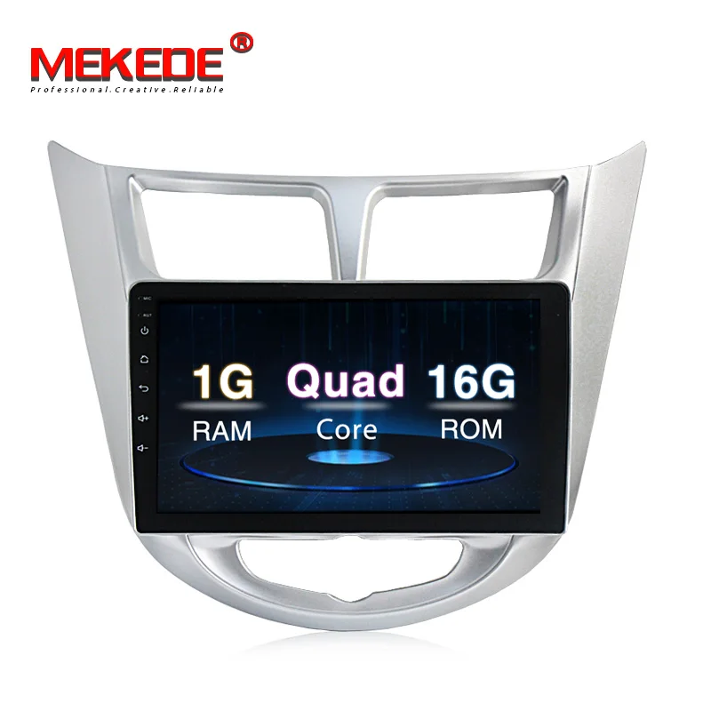 

Latest Products Android8.1 Quad core 9''HD screen car dvd player gps navigator for Hyundai Solaris accent Verna i25 with radio