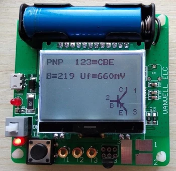 

Pattern shows M328 version lc ESR meter multi-function tester DIY