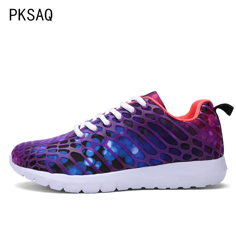 

Spring Summer New Casual Men Shoes Students Round Head Breathable Mesh Sneakers Lightweight Outdoor Flat Shoes