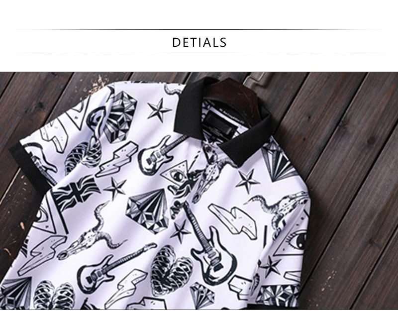 Summer Mens Fashion Polo Shirts  (9)