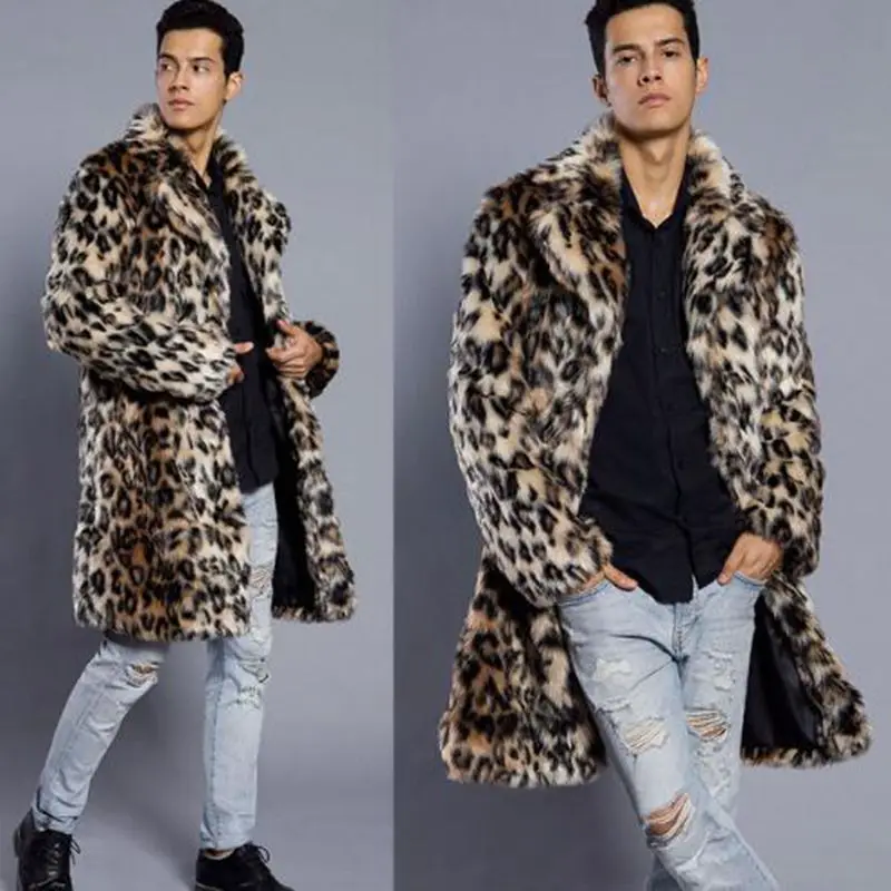 b New arrive fur coat jackets men's leopard faux fur coat England style warmed winter coats Chic handsome boy's fur coat b New arrive fur coat jackets men's leopard faux fur coat England style warmed winter coats Chic handsome boy's fur coat
