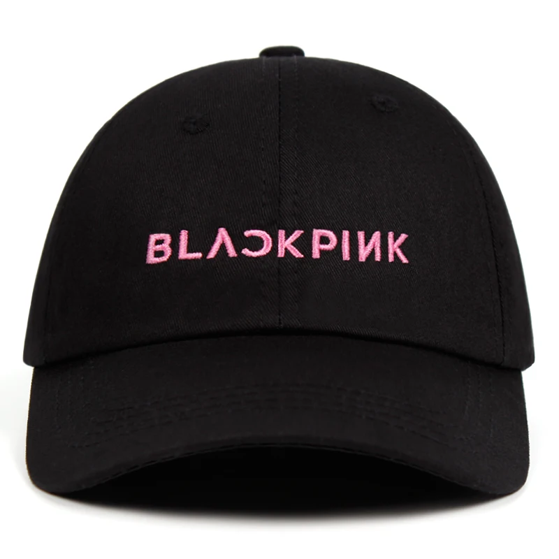 BLACKPINK 100% القطن التطريز أبي قبعة الكورية الغناء مجموعة قبعة بيسبول Snapback موضة الهيب هوب قبعة عطلة القبعات