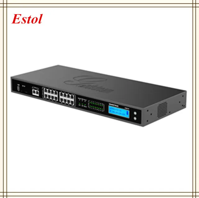 Grandstream UCM6116 IP PBX integrated 16 FXO C0 pstn trunk line with