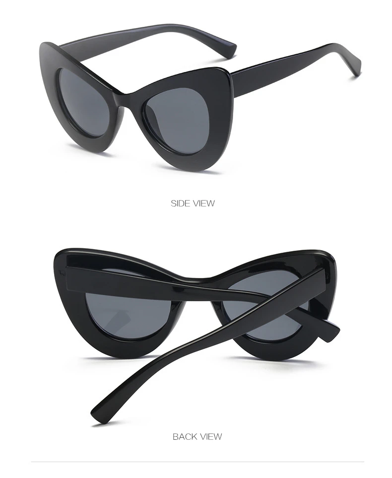 YOOSKE солнцезащитные очки «кошачий глаз» винтажные дикие Черепаховые Солнцезащитные очки с бабочкой женские очки ретро большие оправы Солнцезащитные очки UV400