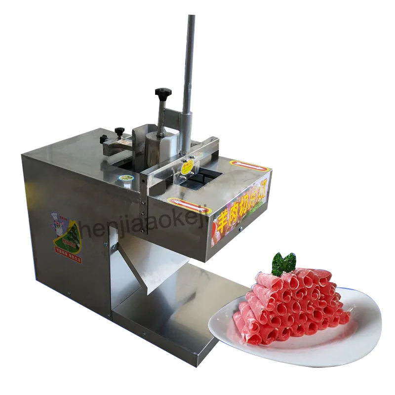 Electric slicer automatic beef mutton meat slicer frozen meat cutting