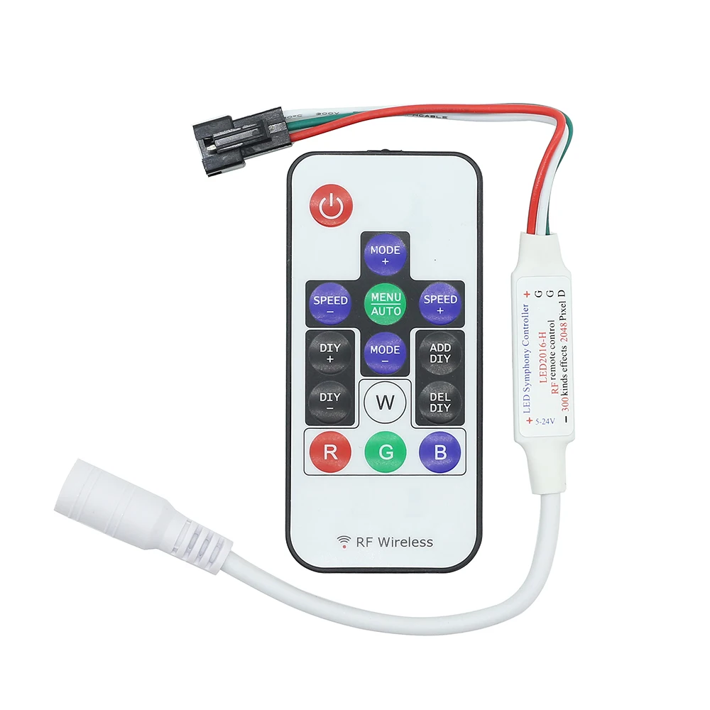 multi color led system car remote controller