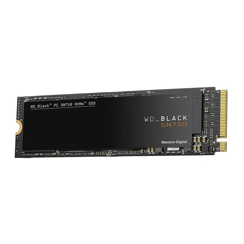 Жесткий диск Western Digital WD M.2 2280 черный SSD SN750 250 ГБ 500 1 ТБ NVMe внутренняя игровая SSD-Gen3 PCIe, 3D NAND для игр ПК ноутбук