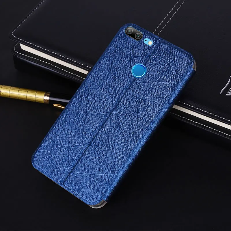 Triseoly For Huawei honor 9 Lite Case Simple Luxury Flip PU Leather