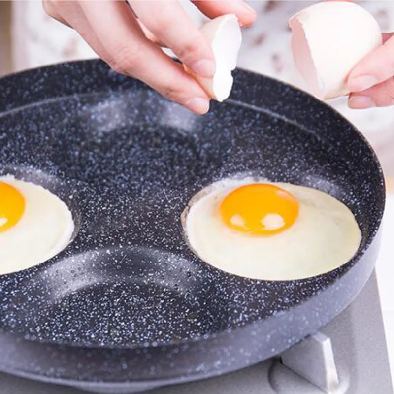 24 CM Creative Non stick Eggs Ham PanCake Maker Frying Pans No Oil