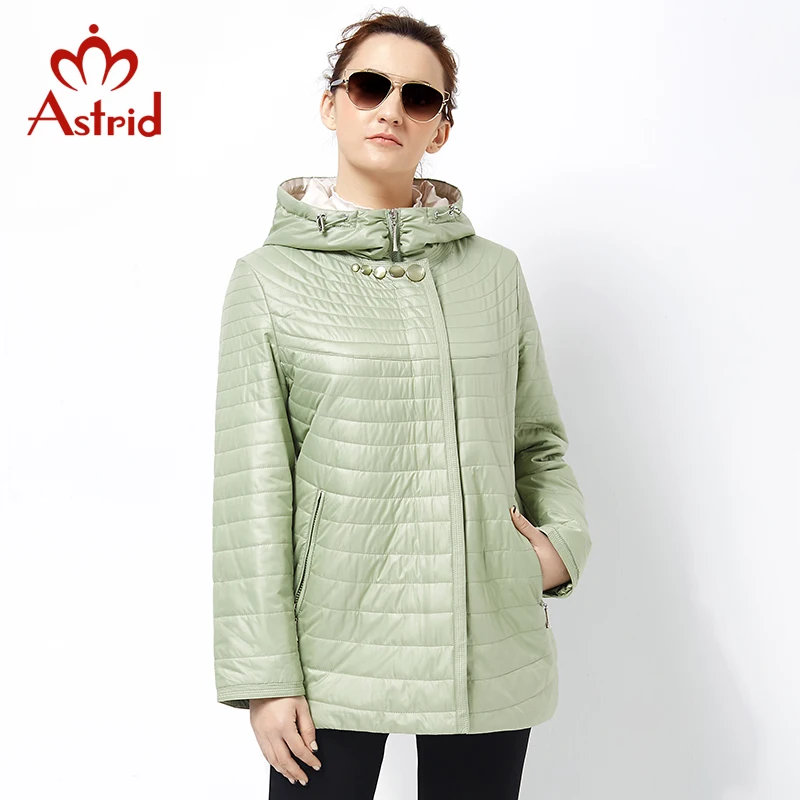 

2019 astrid Women Cotton Jacket Thin Women Parkas autumn Solid color Windproof Womens autumn Jackets Coats hot sale AM-2532