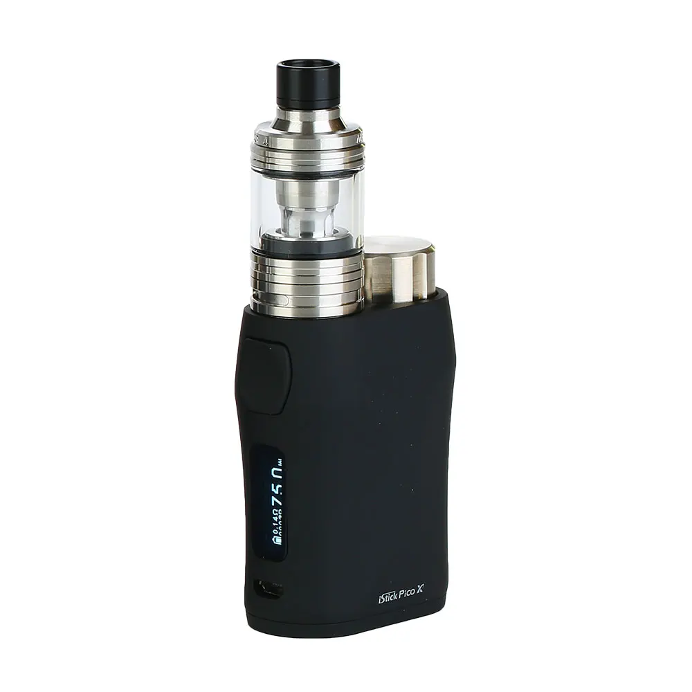 Подарок! Оригинальный Eleaf iStick Pico X с MELO 4 D22 комплект 75 Вт 2 мл баком в 0 15 Ом EC M
