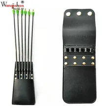 Колчан для стрел 6 стрел Sac Лук Колчан портативный можно повесить открытый стрельба из лука карман