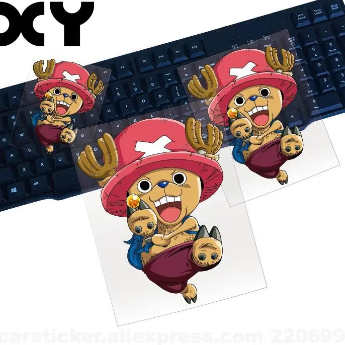 

Tony Tony Chopper Cartoon Funny Vinyl Wrap Reflective Tape One Piece Luffy Car Stickers and Decals for Car Rear Windshield