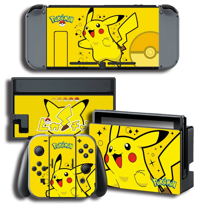 Pokemon Pikachu Vinyl Skin for Nintendo Switch Console