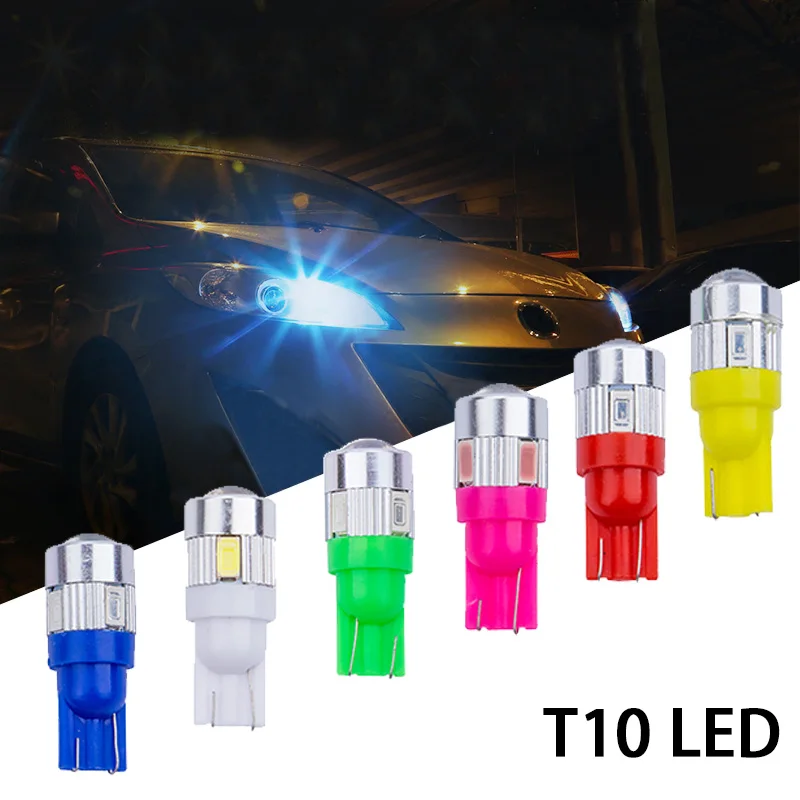 RXZ Canbus T10 светодиодный W5W 168 194 5630 6smd для клиновидной двери чтения клиновидный