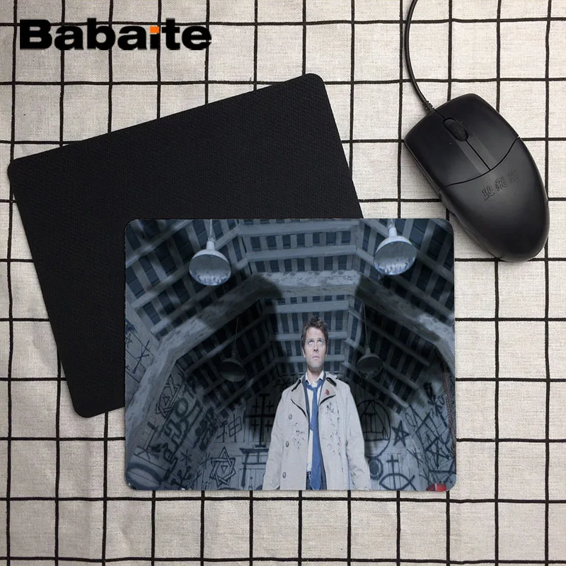 

Babaite supernatural castiel Hot Selling Amazing Mouse Pad Durable Mat Customeized 180x220x2mm 250x290x2mm
