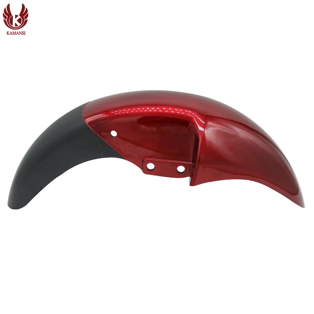 

KAMANSI CT100 Motorcycle Accessories Fairing Front Mud Tile Fender Front Tile Water Retaining Plate Red Black Front Tile