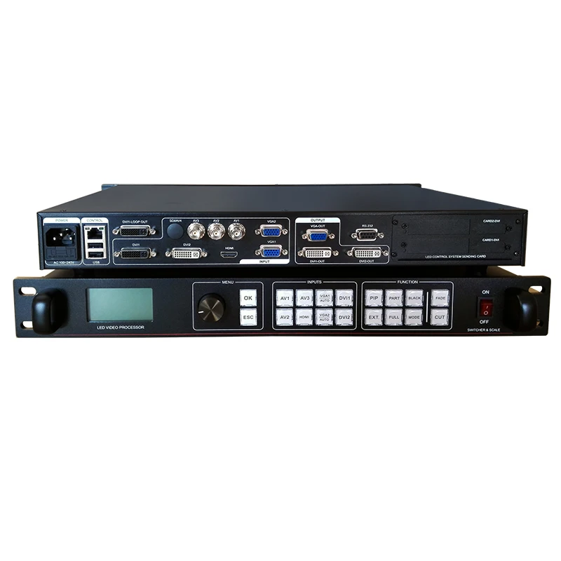 free shipping rgb led video wall processor video led controller seamless switching video processor lvp815