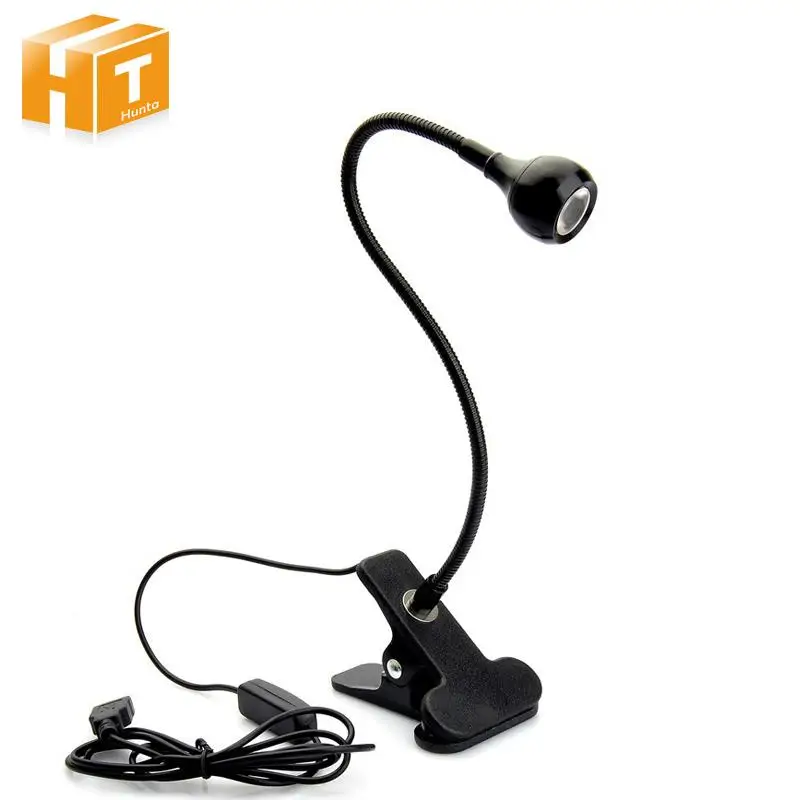  LED Book Light with Clip 1W Flexible LED Reading Lamp USB Power Supply LED Desk Lamp. - 32236347541