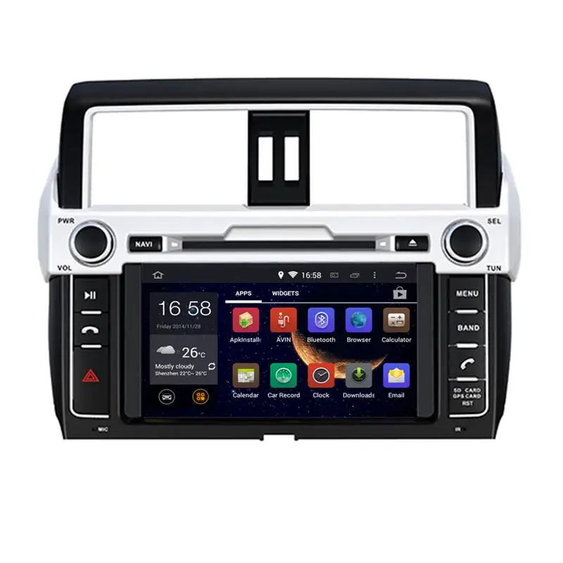 Cheap 8" in-dash Android Car DVD Player with TV/BT 3G GPS WIFI,Audio Radio Stereo,Car PC/multimedia headunit for Toyota Prado 2014 0 Cheap 8" in-dash Android Car DVD Player with TV/BT 3G GPS WIFI,Audio Radio Stereo,Car PC/multimedia headunit for Toyota Prado 2014 0