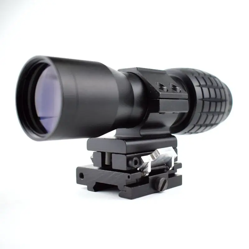 Tactical 4X Magnifier Scope Airsoft Hunting Shooting Magnifier