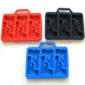 

500piece Gun Freeze Party Ice Mould Jelly Chocolate Mold Cube Cake Cookies Maker Tray