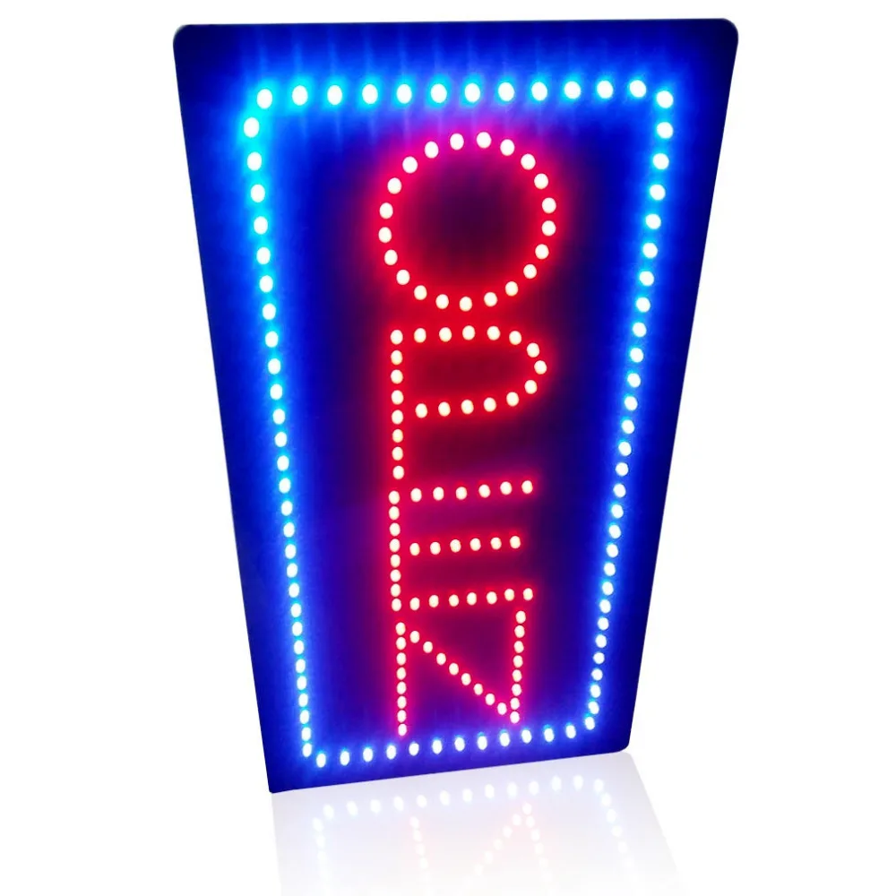 19inch Animated Motion led Neon OPEN Sign flashing and