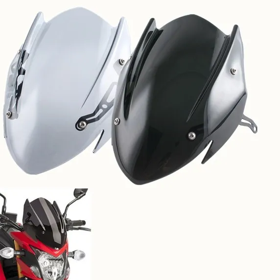 Motorcycle ABS Windshield Windscreen w/ Mounting Bracket ...