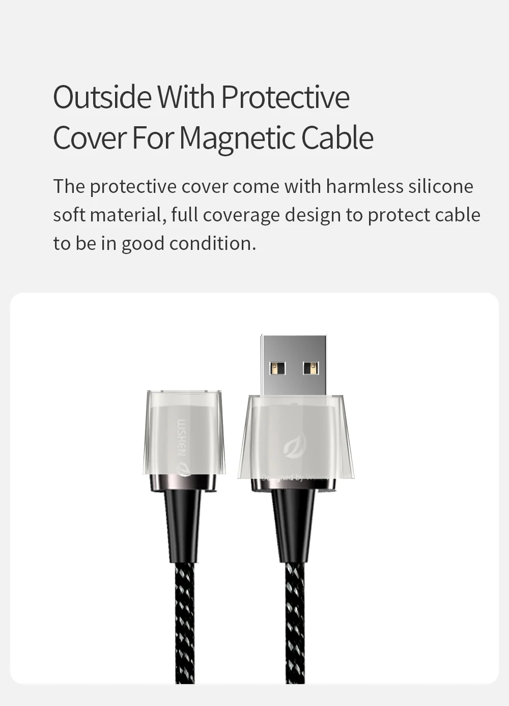 WSKEN X1 Pro USB C кабель USB Магнитный кабель 3A быстрая Магнитная Зарядка для samsung S10 S9 S8 note9 huawei Xiaomi usb type C провод