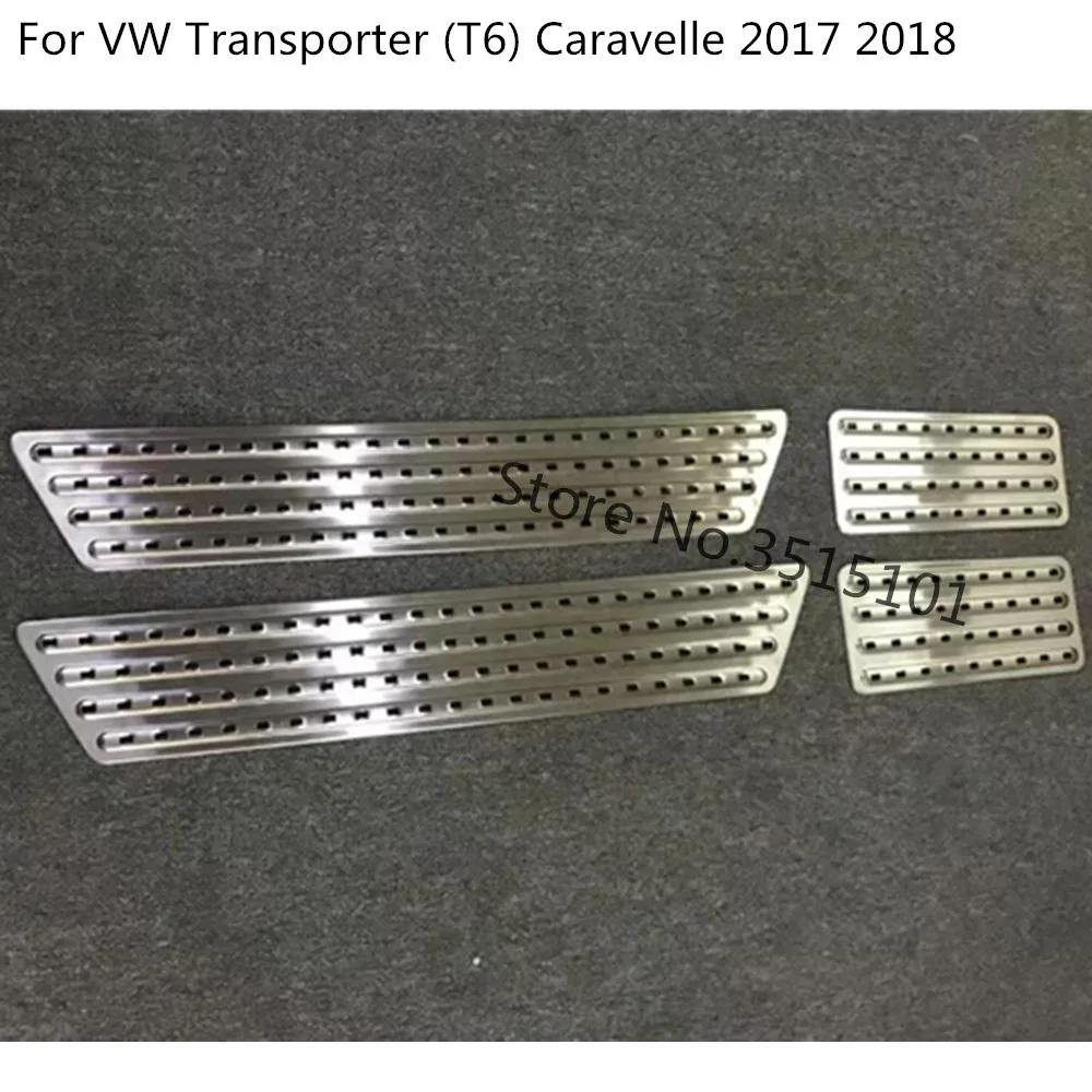 Накладка на порог автомобильной педали из нержавеющей стали для VW Transporter (T6) Caravelle