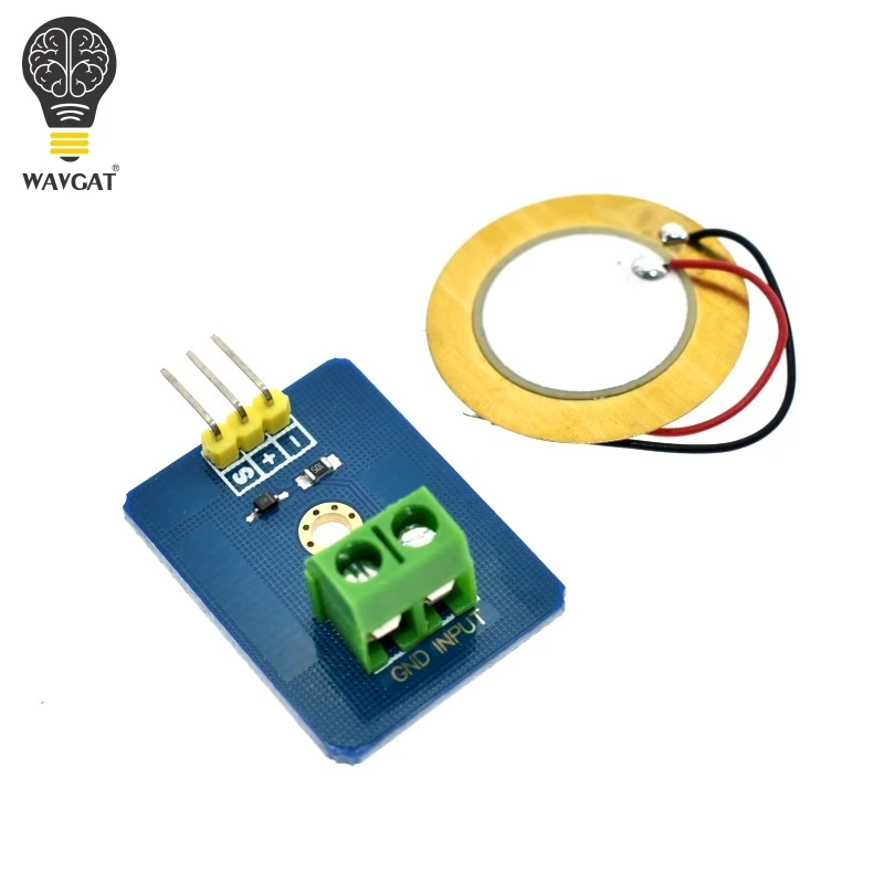 

WAVGAT Analog Drum Simulate Piezoelectric Ceramic Vibration Sensor for arduino DIY KIT