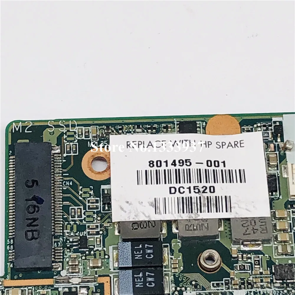 Ideal  DA0Y0DMBAF0 FOR HP Spectre X360 G1 13-4003DX W8STD Mainboard SR23W I7-5500U laptop motherboard