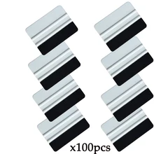 EHDIS 100 pc 3D войлочный край карты Squeegee инструменты для стайлинга автомобиля авто стикер установка инструмента стеклоочиститель оконный скребок тонировка инструмент