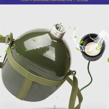 Алюминиевые бутылки, 2 литра воды, jialafajun зеленый botellas, de Agua deportivas Спорт на открытом воздухе, военные бутылки для воды