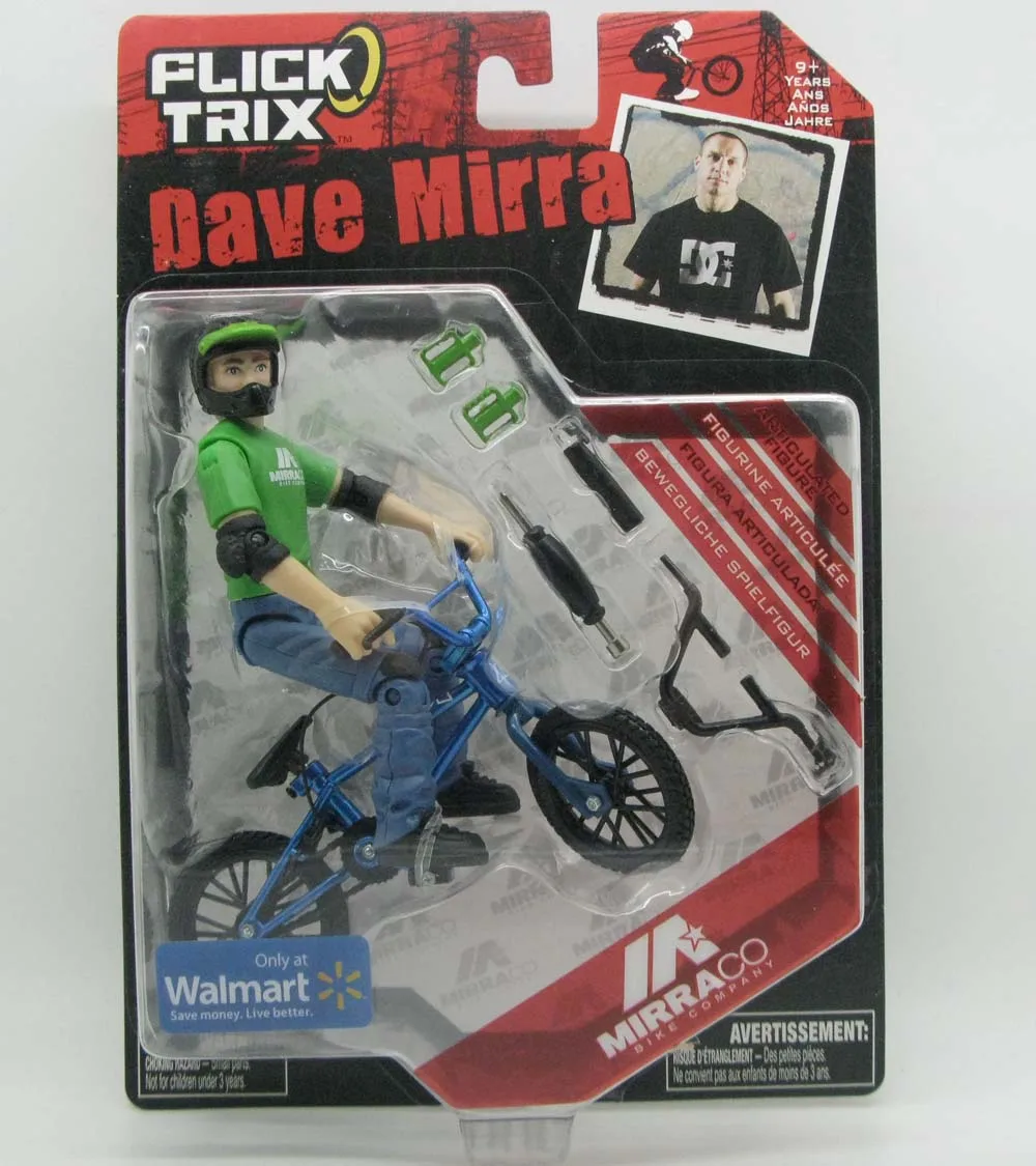 

Flick Trix Finger bike Mini Bicycle BMX Toys Bicycle Model Novelty Finger Toys For Kids Gifts Dave Mirra B30