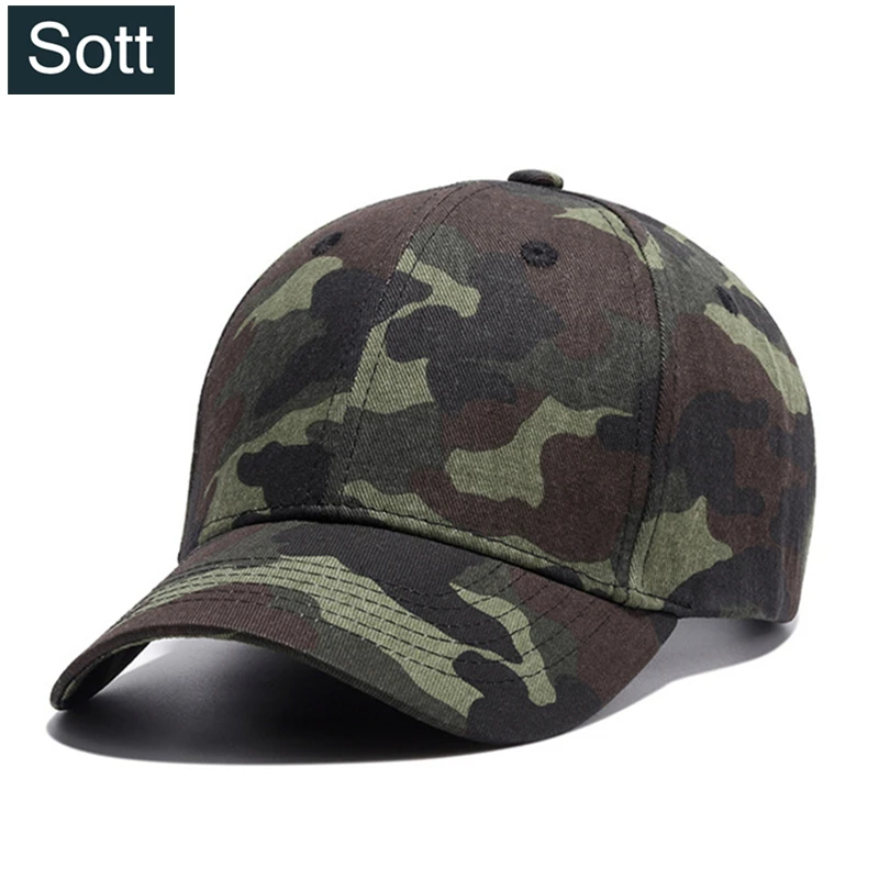 

[SOTT] High Quality Camouflage Baseball Cap Men Trucker Cap Brand Camo Snapback Hat Hip Hop B-0043