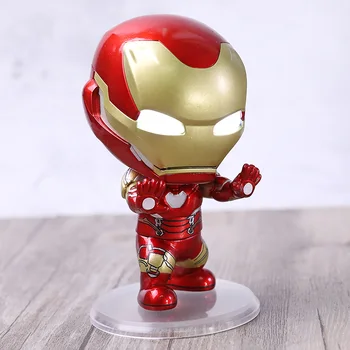 

Avengers Endgame Iron ManMark LXXXV MK85 PVC Figure Cosbaby Collection Doll Toy with LED Light